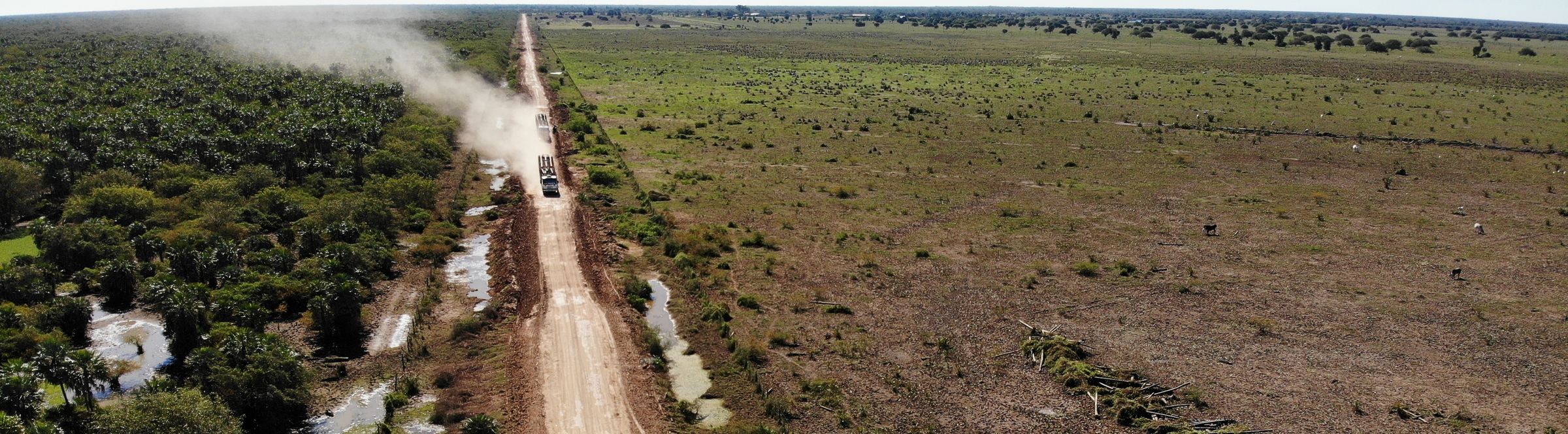 Development pressures encroach upon Enxet and Sanapaná territories in the Bajo Chaco.
